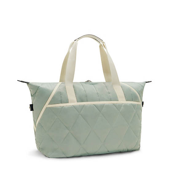 Kipling Art Medium Classic Tote Bags Tender Sage | CA 1443AH